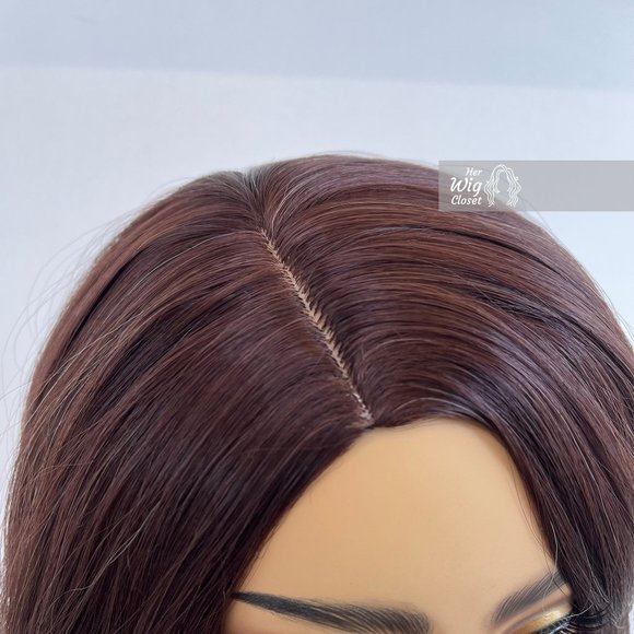 Dark root with ash blonde ombre wig | Blayage Wig | Mothers Day Gift | N… - Picture 10 of 11